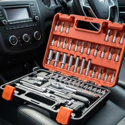 53 ნაწილიანი ხელსაწყოების ნაკრები